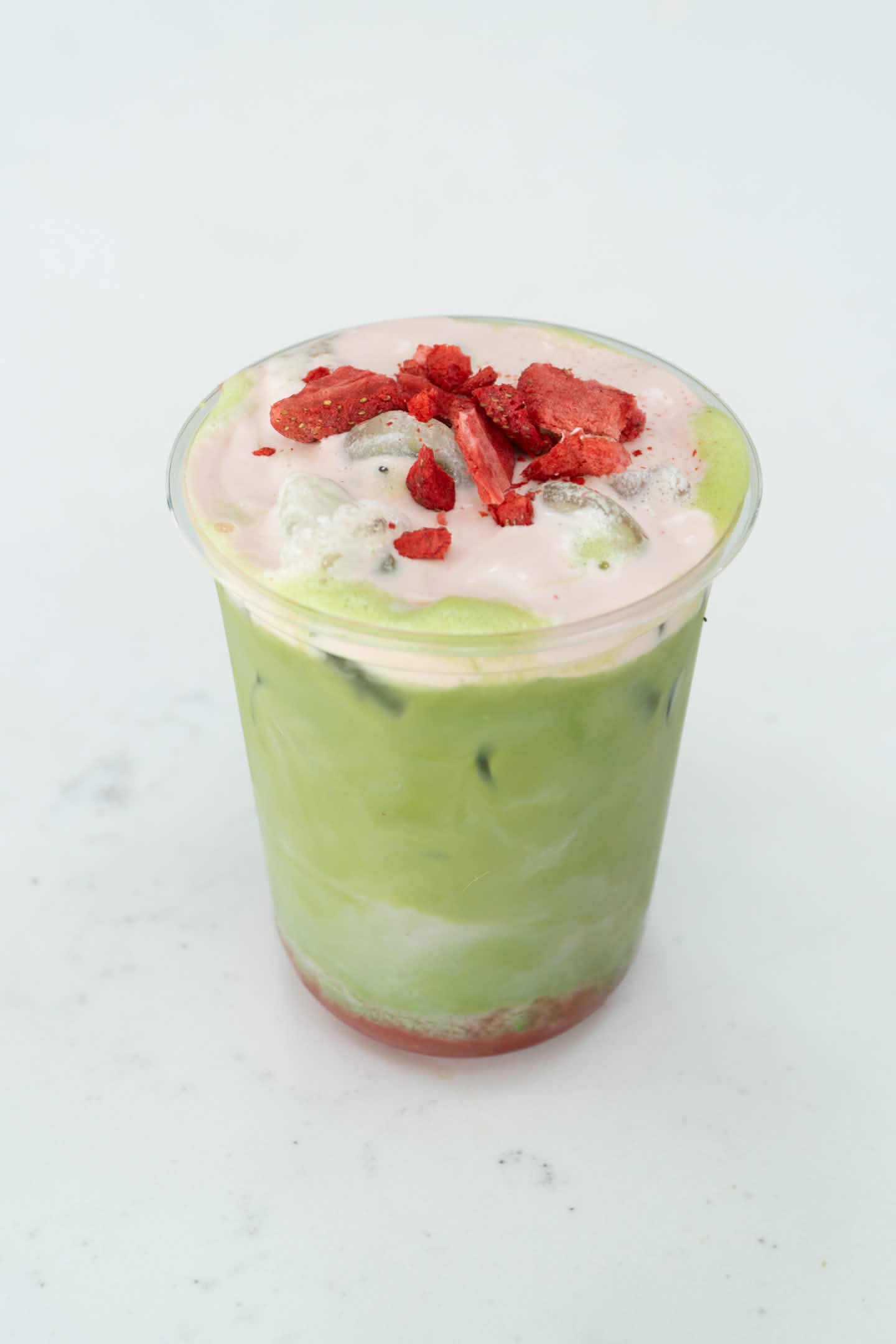 Strawberry cloud matcha